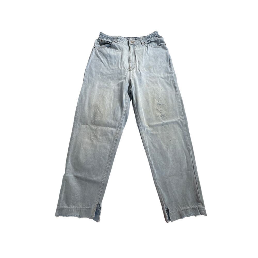 LL Bean Women’s Jeans 28x28 – Light Wash, High Rise, Straight Leg, Vintage